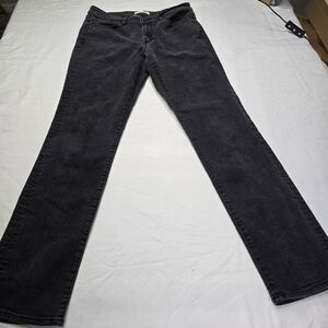 LOFT Women's Straight Leg Jeans - Black